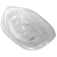 BANHEIRA PLAST.C/DRENO TRANSPARENTE 8922